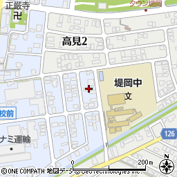 新潟県長岡市高見町125周辺の地図