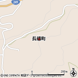 石川県珠洲市長橋町周辺の地図