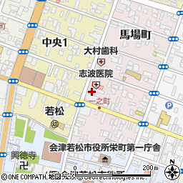 志波医院周辺の地図