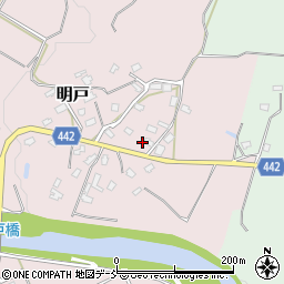 新潟県長岡市明戸141周辺の地図