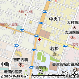 みずほ銀行会津支店 ＡＴＭ周辺の地図