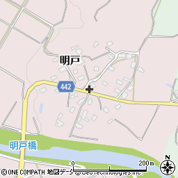 新潟県長岡市明戸132周辺の地図