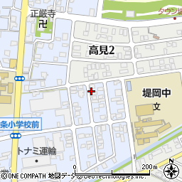 新潟県長岡市高見町120周辺の地図