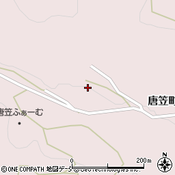 石川県珠洲市唐笠町（ル）周辺の地図