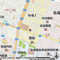 ジーエルホーム会津店周辺の地図