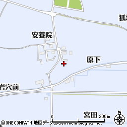 福島県浪江町（双葉郡）棚塩（狐塚）周辺の地図