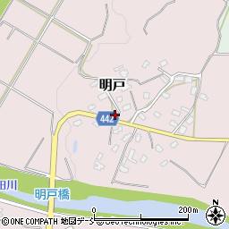 新潟県長岡市明戸395周辺の地図