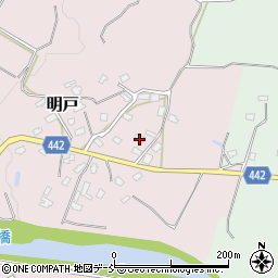 新潟県長岡市明戸153周辺の地図