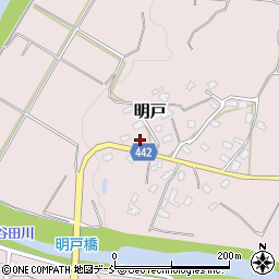 新潟県長岡市明戸397周辺の地図