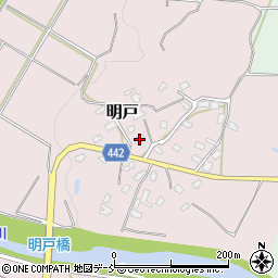 新潟県長岡市明戸392周辺の地図