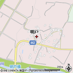 新潟県長岡市明戸385周辺の地図