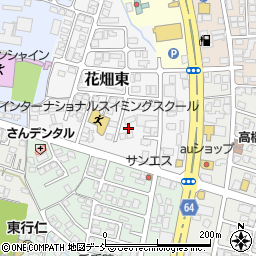 福島県会津若松市花畑東周辺の地図