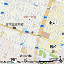 會津バル周辺の地図