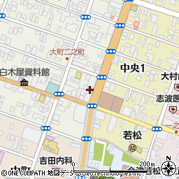 ホワイト急便　福島本部周辺の地図