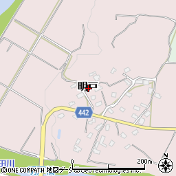 新潟県長岡市明戸周辺の地図