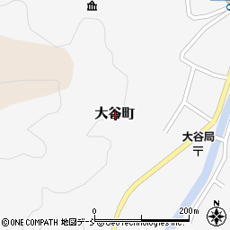 石川県珠洲市大谷町周辺の地図