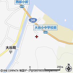 石川県珠洲市大谷町1-19周辺の地図