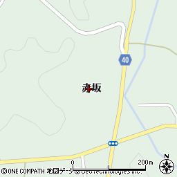 福島県本宮市稲沢（赤坂）周辺の地図