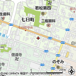 会津信用金庫七日町支店周辺の地図