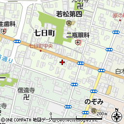 会津信用金庫七日町支店周辺の地図
