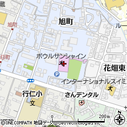 ボウルサンシャイン会津若松店周辺の地図