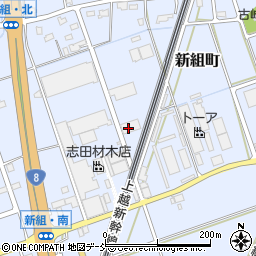 株式会社新潟県厚生事業協同公社　物流倉庫周辺の地図