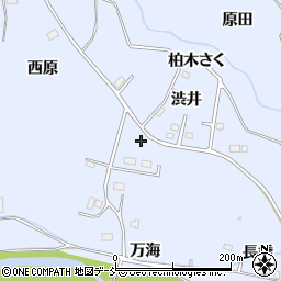 福島県浪江町（双葉郡）北幾世橋（渋井）周辺の地図