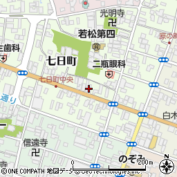 読売民友新聞若松西部サービスセンター周辺の地図