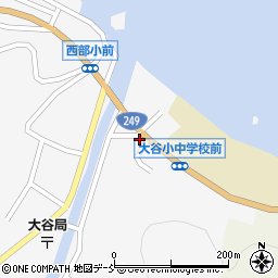 石川県珠洲市大谷町1-58周辺の地図