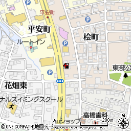 ＥＮＥＯＳ会津東ＳＳ周辺の地図
