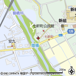 新潟県長岡市七軒町381周辺の地図