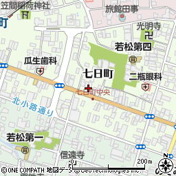 会津縫製周辺の地図