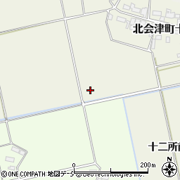 福島県会津若松市北会津町十二所十二所周辺の地図