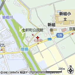 新潟県長岡市七軒町390周辺の地図