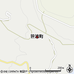 石川県珠洲市笹波町周辺の地図