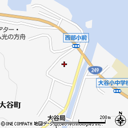 石川県珠洲市大谷町1-9周辺の地図