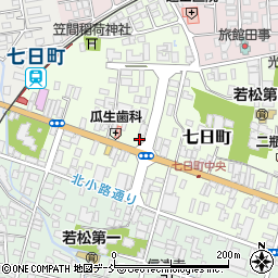 会津新選組記念館周辺の地図