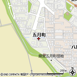 福島県会津若松市五月町37周辺の地図