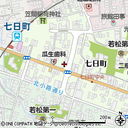 会津新選組記念館周辺の地図