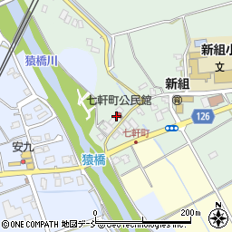 新潟県長岡市七軒町396周辺の地図