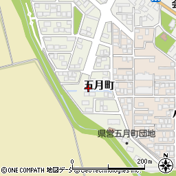 福島県会津若松市五月町48周辺の地図