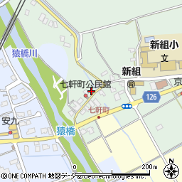 新潟県長岡市七軒町399周辺の地図