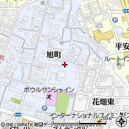 福島県会津若松市旭町周辺の地図