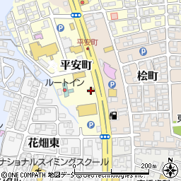 モスバーガー会津千石店周辺の地図