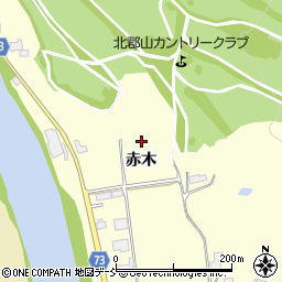 福島県本宮市糠沢赤木周辺の地図