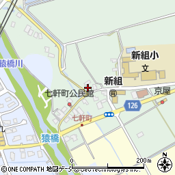 新潟県長岡市七軒町76周辺の地図