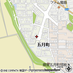 福島県会津若松市五月町90周辺の地図