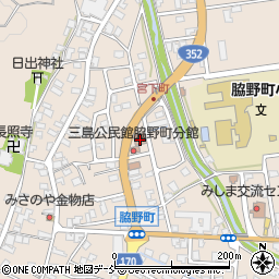 脇野町郵便局周辺の地図
