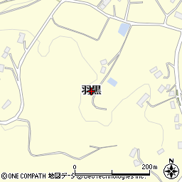 福島県本宮市糠沢（羽黒）周辺の地図