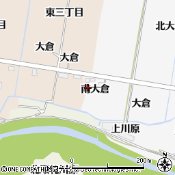 福島県浪江町（双葉郡）西台（南大倉）周辺の地図